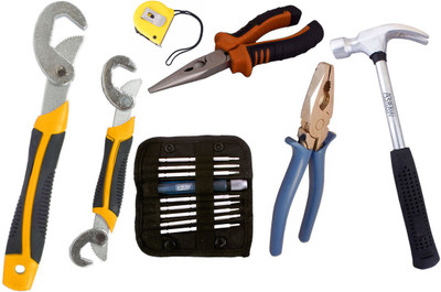 

Asraw Hand Tool Kit(7 Tools), Multicolor