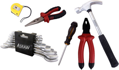 

Asraw Hand Tool Kit(14 Tools), Multicolor