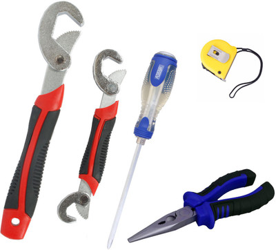 

Asraw Hand Tool Kit(5 Tools), Multicolor