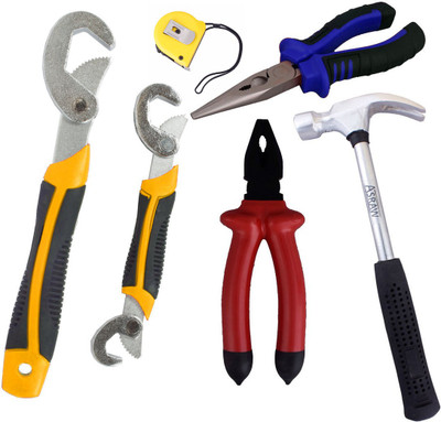 

Asraw Hand Tool Kit(6 Tools), Multicolor