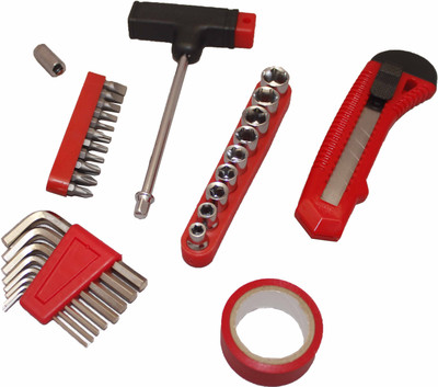 

Asraw Hand Tool Kit(32 Tools), Red