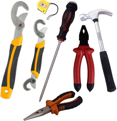 

Asraw Hand Tool Kit(7 Tools), Multicolor