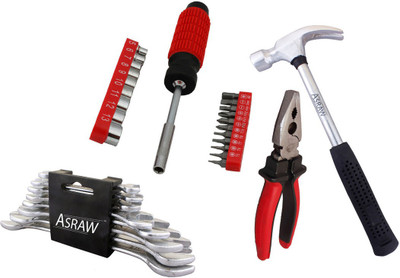 

Asraw Hand Tool Kit(12 Tools), Multicolor