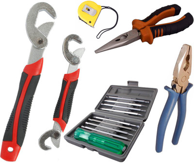 

Asraw Hand Tool Kit(6 Tools), Multicolor