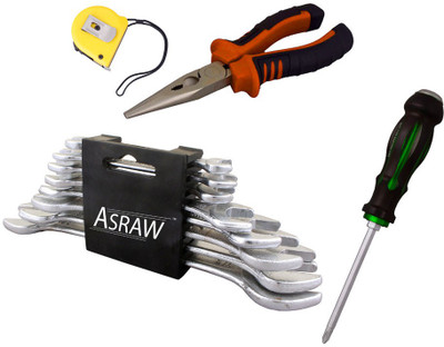 

Asraw Hand Tool Kit(12 Tools), Multicolor