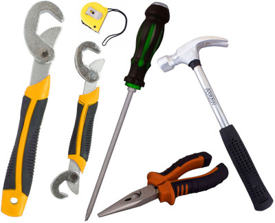 

Asraw Hand Tool Kit(6 Tools), Multicolor