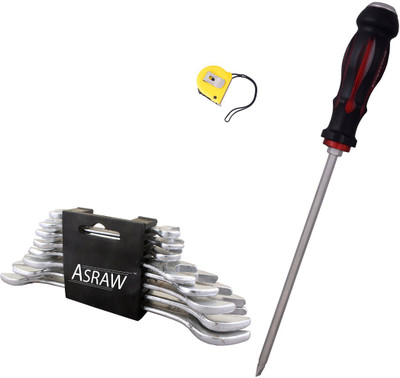 

Asraw Hand Tool Kit(11 Tools), Multicolor