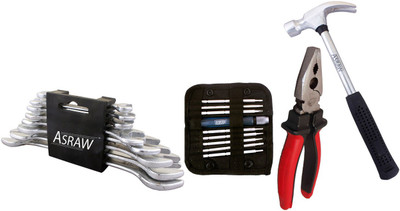 

Asraw Hand Tool Kit(12 Tools), Multicolor