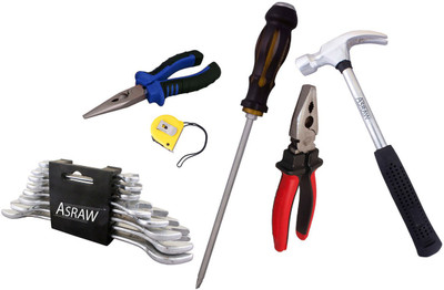 

Asraw Hand Tool Kit(14 Tools), Multicolor