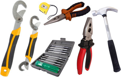 

Asraw Hand Tool Kit(7 Tools), Multicolor