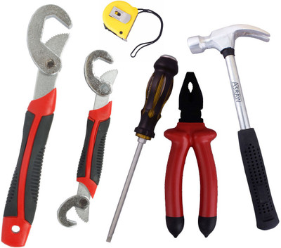 

Asraw Hand Tool Kit(6 Tools), Multicolor