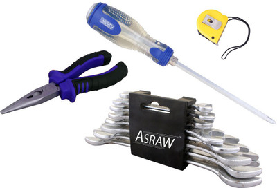 

Asraw Hand Tool Kit(12 Tools), Multicolor