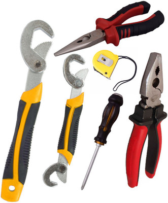 

Asraw Hand Tool Kit(6 Tools), Multicolor
