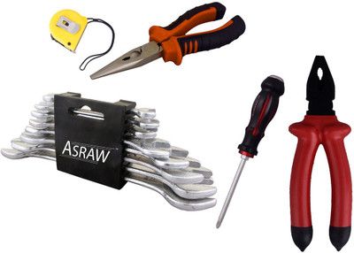 

Asraw Hand Tool Kit(13 Tools), Multicolor