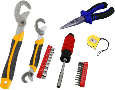 

Asraw Hand Tool Kit(5 Tools), Multicolor