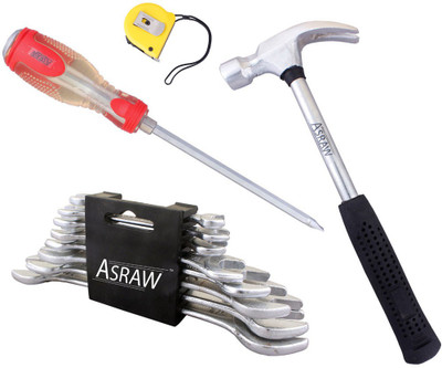 

Asraw Hand Tool Kit(12 Tools), Multicolor
