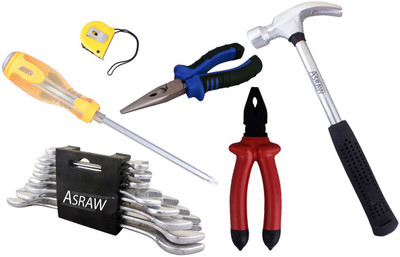 

Asraw Hand Tool Kit(14 Tools), Multicolor