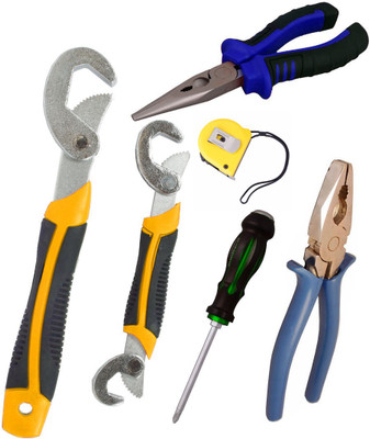 

Asraw Hand Tool Kit(6 Tools), Multicolor