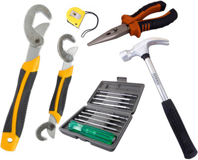 

Asraw Hand Tool Kit(6 Tools), Multicolor