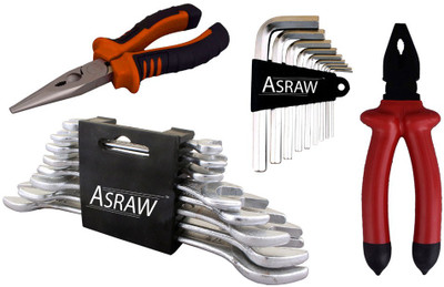 

Asraw Hand Tool Kit(12 Tools), Multicolor