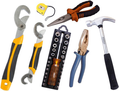 

Asraw Hand Tool Kit(7 Tools), Multicolor