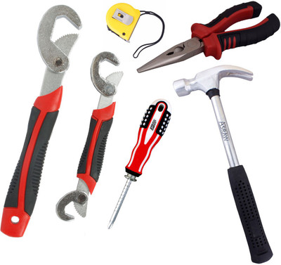 

Asraw Hand Tool Kit(6 Tools), Multicolor