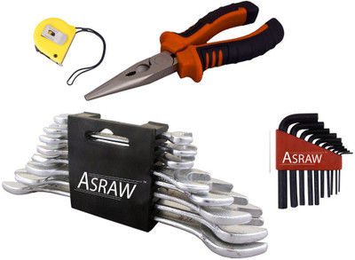

Asraw Hand Tool Kit(12 Tools), Multicolor