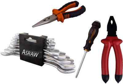 

Asraw Hand Tool Kit(12 Tools), Multicolor