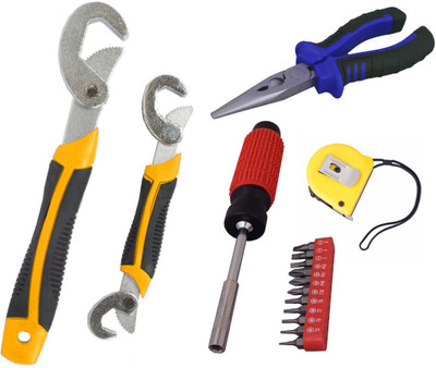 

Asraw Hand Tool Kit(5 Tools), Multicolor