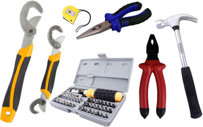 

Asraw Hand Tool Kit(7 Tools), Multicolor