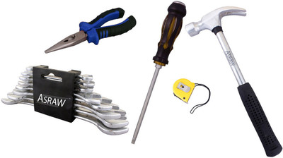 

Asraw Hand Tool Kit(13 Tools), Multicolor