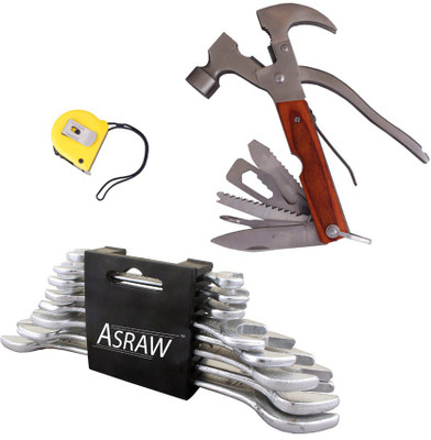 

Asraw Hand Tool Kit(11 Tools), Multicolor