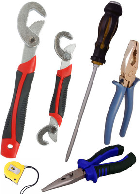 

Asraw Hand Tool Kit(6 Tools), Multicolor