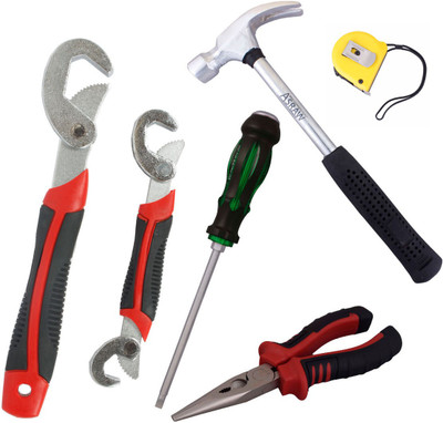 

Asraw Hand Tool Kit(6 Tools), Multicolor