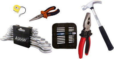 

Asraw Hand Tool Kit(14 Tools), Multicolor