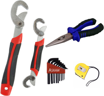 

Asraw Hand Tool Kit(5 Tools), Multicolor