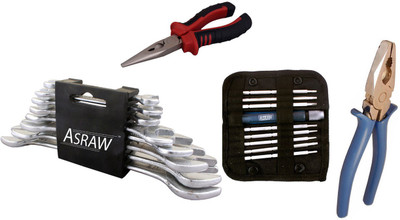 

Asraw Hand Tool Kit(12 Tools), Multicolor