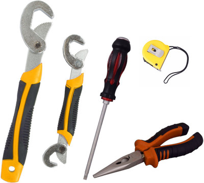 Asraw Hand Tool Kit(5 Tools), Multicolor