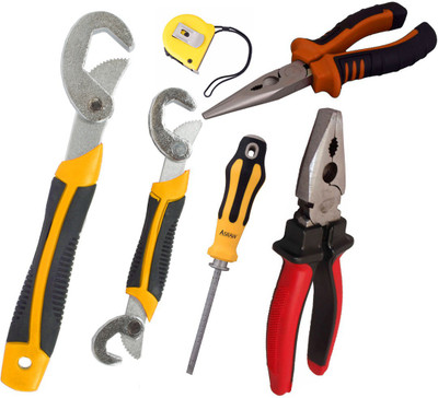 

Asraw Hand Tool Kit(6 Tools), Multicolor