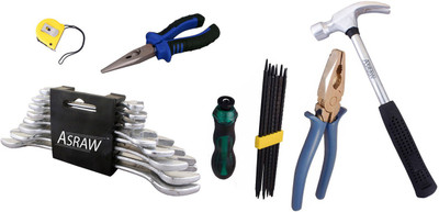 

Asraw Hand Tool Kit(14 Tools), Multicolor