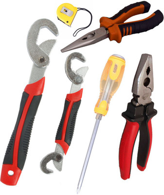 

Asraw Hand Tool Kit(6 Tools), Multicolor