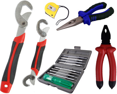 

Asraw Hand Tool Kit(6 Tools), Multicolor