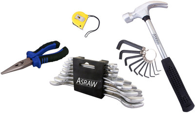 Asraw Hand Tool Kit(13 Tools), Multicolor