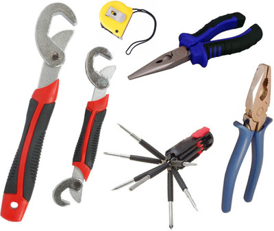 

Asraw Hand Tool Kit(6 Tools), Multicolor