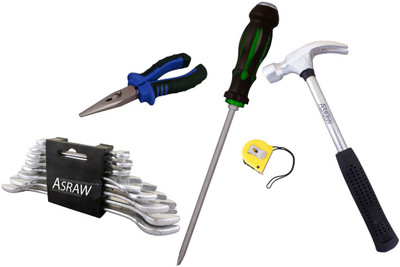 

Asraw Hand Tool Kit(13 Tools), Multicolor