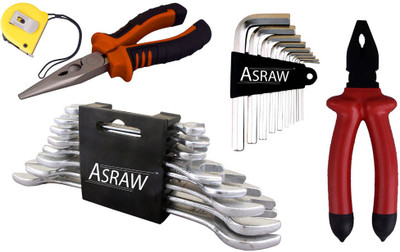 

Asraw Hand Tool Kit(13 Tools), Multicolor
