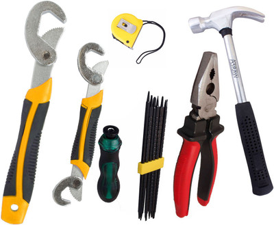 

Asraw Hand Tool Kit(6 Tools), Multicolor