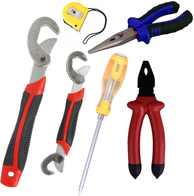 

Asraw Hand Tool Kit(6 Tools), Multicolor