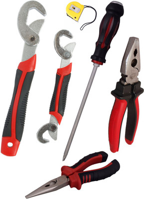 Asraw Hand Tool Kit(6 Tools), Multicolor