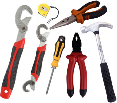 

Asraw Hand Tool Kit(7 Tools), Multicolor